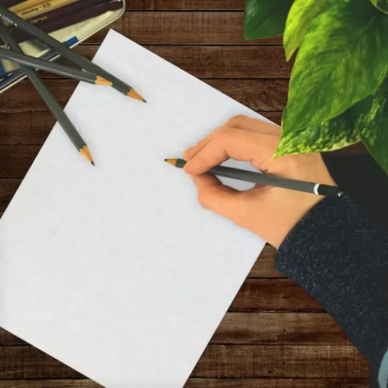 JAM Paper 8.5" x 11" Parchment Cardstock, 50 Sheets Blue {4}