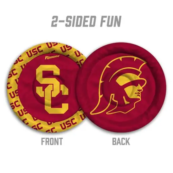 NCAA Flimzee Bean-Bag Flying Disc USC Trojans {3}