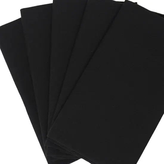 SINGER Solid Cotton Fabric Bundle Black {3}