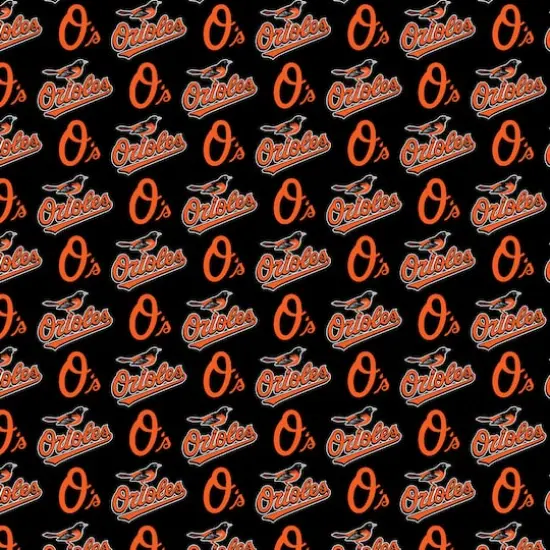 MLB Baltimore Orioles Cotton Fabric {1}