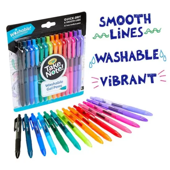 Crayola&reg; Take Note!&trade; Washable Gel Pens, 2 Packs of 14 {3}