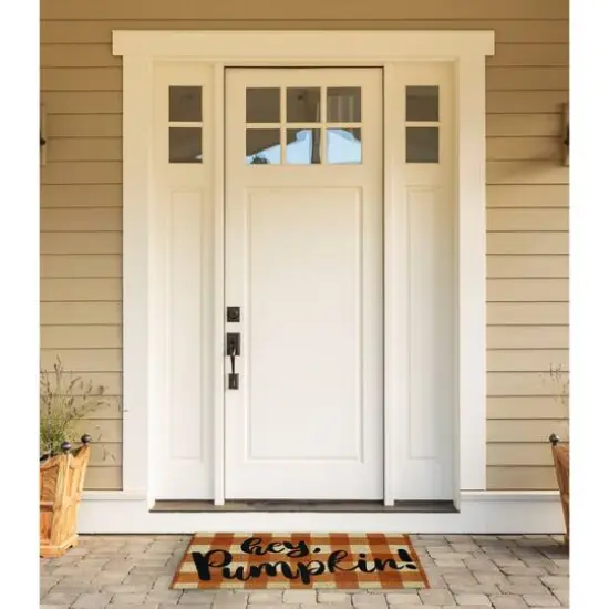 DII&reg; Hey Pumpkin Doormat {5}