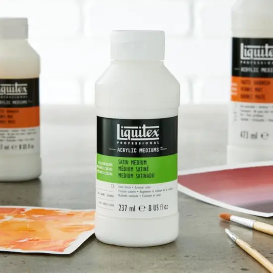 Liquitex&reg; Professional Acrylic Mediums&trade; Satin Medium {3}