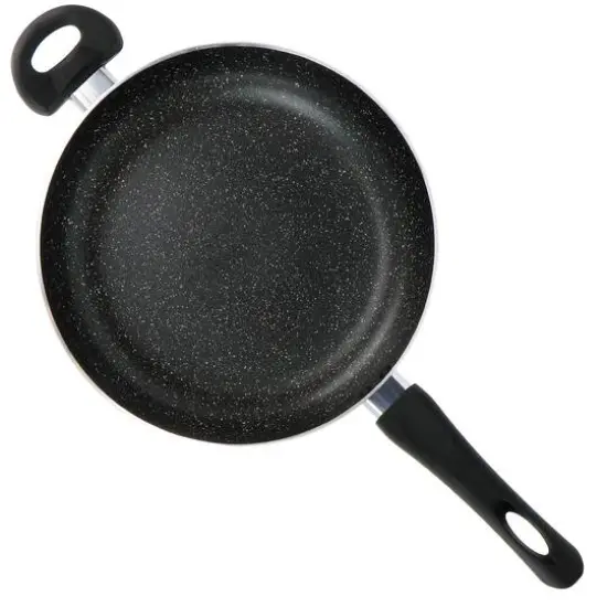 Oster Pallermo 3.5qt. Charcoal Aluminum Nonstick Sauté Pan with Lid {6}