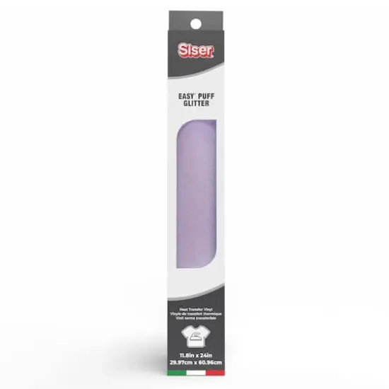 Siser&reg; Easy&reg; Puff Glitter Heat Transfer Vinyl Pastel Lilac {1}