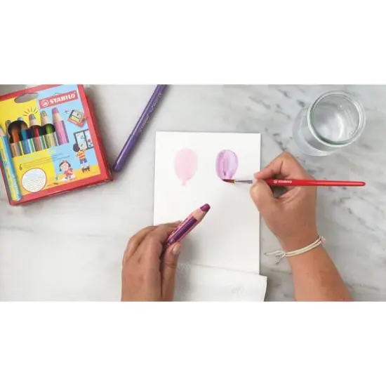 Stabilo&reg; Woody 3-in-1 Duo 7 Piece Colored Pencil Set {5}