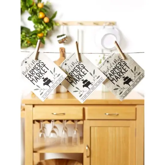 DII&reg; Farmers Market Swedish Dishcloth, 3ct. {7}