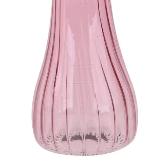 4.5" Glass Mushroom Decorative Container by Ashland&reg; Pink {4}