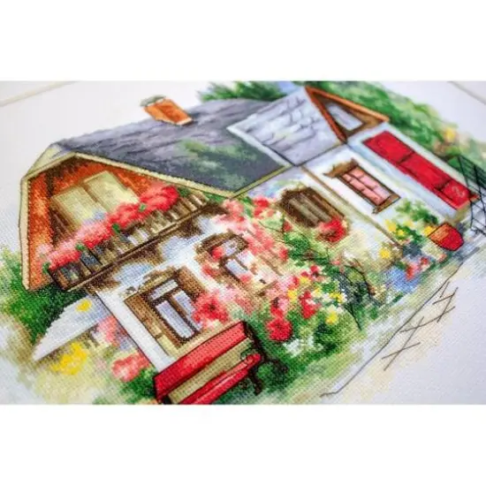 Luca-s Beautiful Country House Counted Cross Stitch Kit {5}