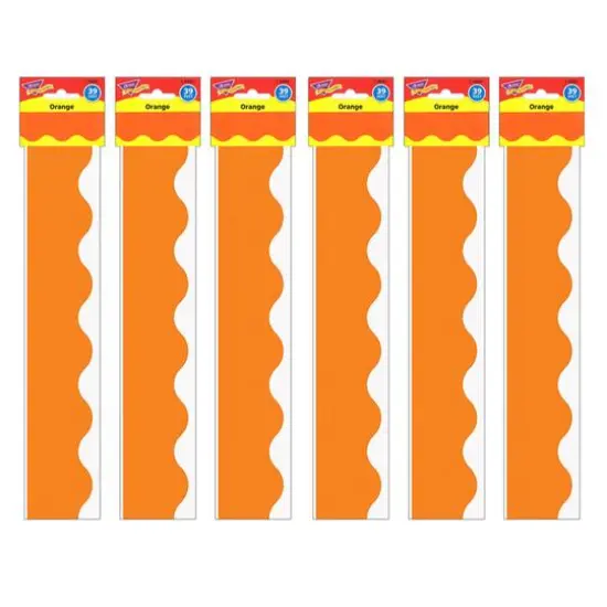 Trend Enterprises&reg; Terrific Trimmers&reg; Classic Borders, 234ft. Orange {1}