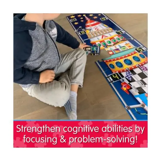 Long & Tall Puzzle - 123 Rocket Ship: 50+ Pcs {9}