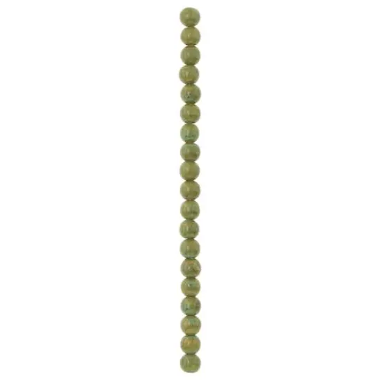 Green Ceramic Round Beads, 12mm by Bead Landing&trade; {4}