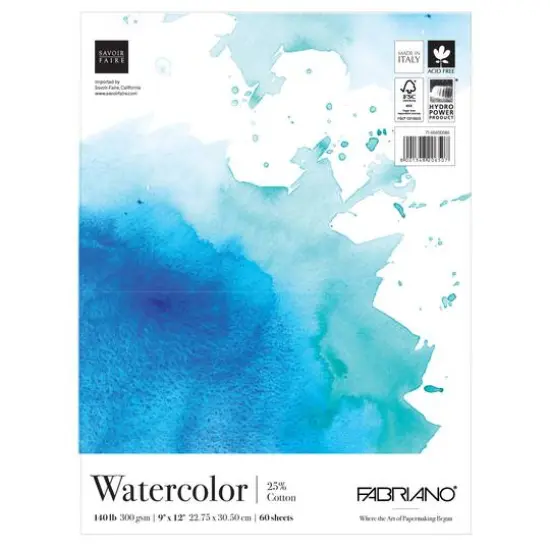 Fabriano&reg; Studio Watercolor Fat Pad, 9" x 12" {1}