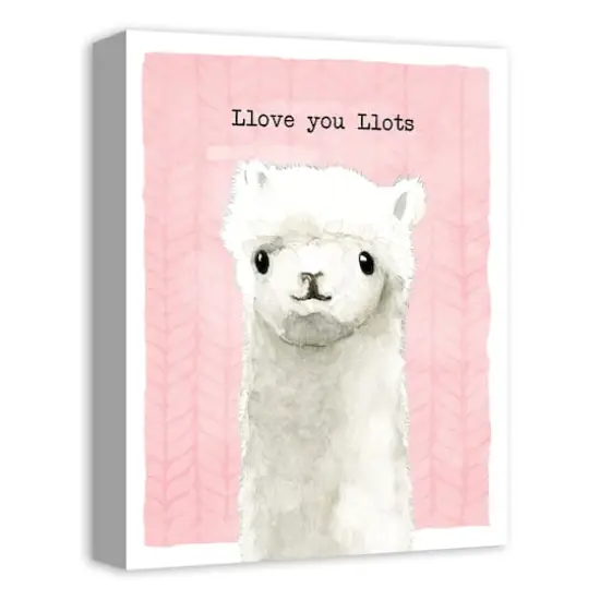 Llama Love Canvas Art {3}