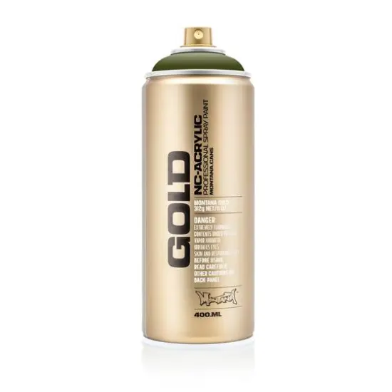 Montana™ Gold Acrylic Professional Spray Paint CL6340 Olive Green {5}