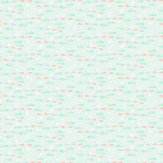 Springs Creative Mermaid Fun Fishy Cotton Fabric {3}