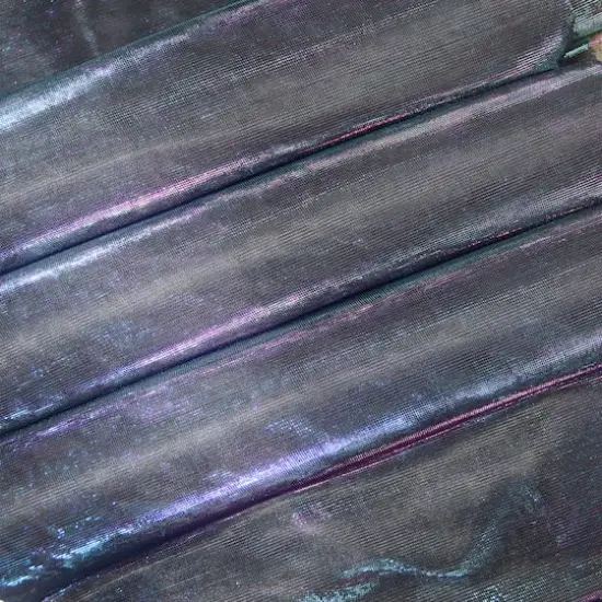 Feldman Blue & Pink Metallic Knit Fabric {1}