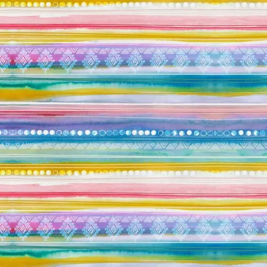 Fabric Editions Multicolor Mayari Stripe Cotton Fabric {1}