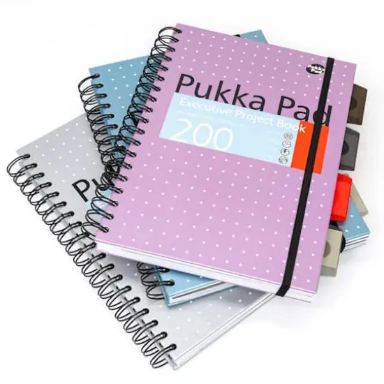 Pukka Pads B5 Metallic Executive Project Book Set {3}