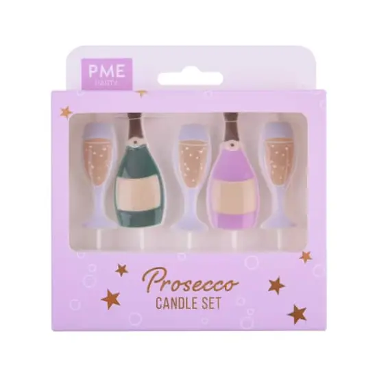 PME Party&reg; Champagne Birthday Candle Set {4}