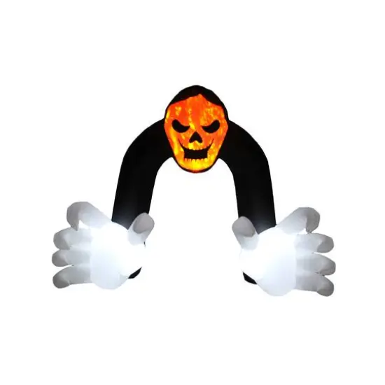 13ft. Inflatable Halloween Archway with Projection LED Lighting {6}
