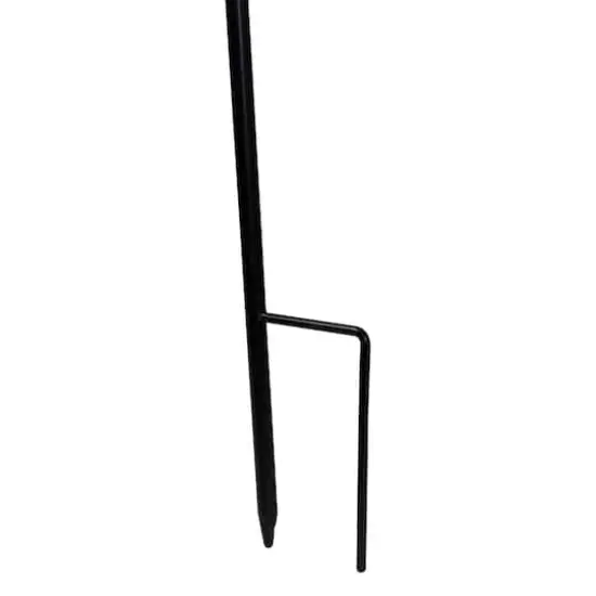 48" Black Metal Shepherd's Hook Garden Stake {3}
