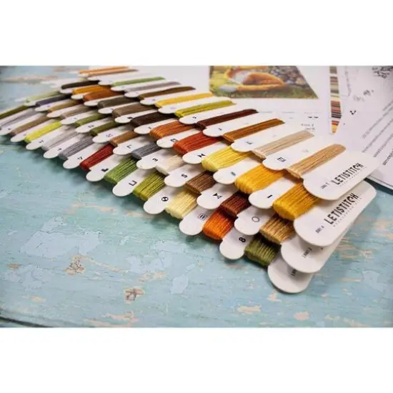 LetiStitch A Friend for Little Fox Counted Cross Stitch Kit {13}