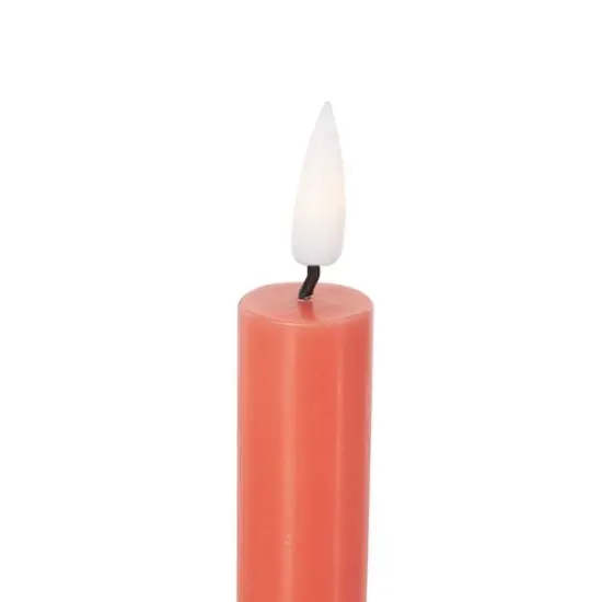 10" Flameless Wax Candles with Remote Control, 6ct. Red {7}