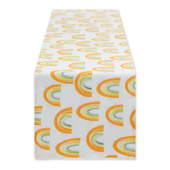 Rainbow Print Table Runner 14" x 108" {1}