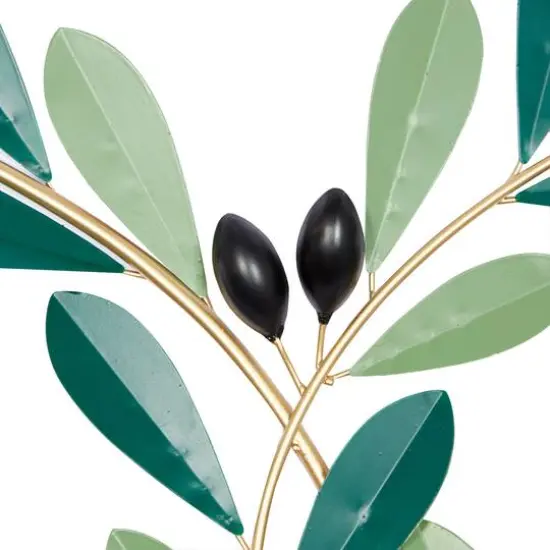 40" Green Metal Coastal Wall D&eacute;cor {4}