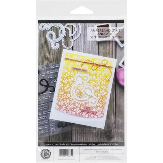 PhotoPlay™ Say It With Stamps™ Ampersand/And Clear Stamps {3}
