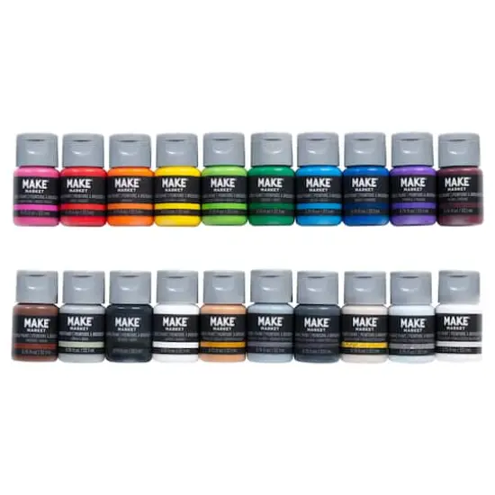 Primary Brush-On Fabric Paint Set by Make Market&reg; {3}