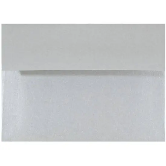 JAM Paper A1 Metallic Invitation Envelopes, 25ct. Silver Stardream {1}