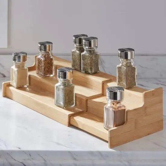 Kitchen Details Bamboo Expandable Spice Rack {4}