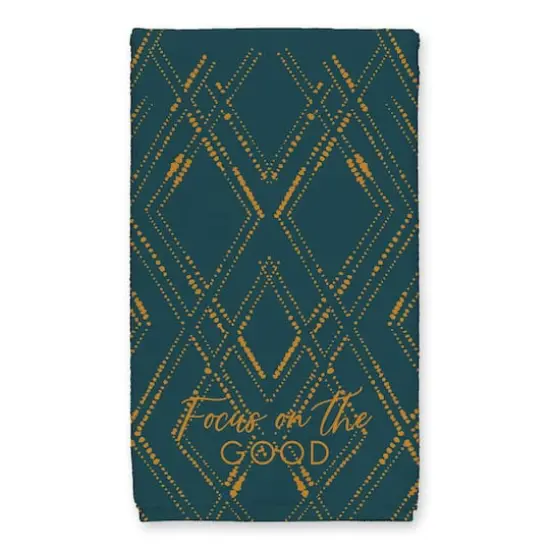 Focus on the Good Tea Towel Set Blue/Gold {3}