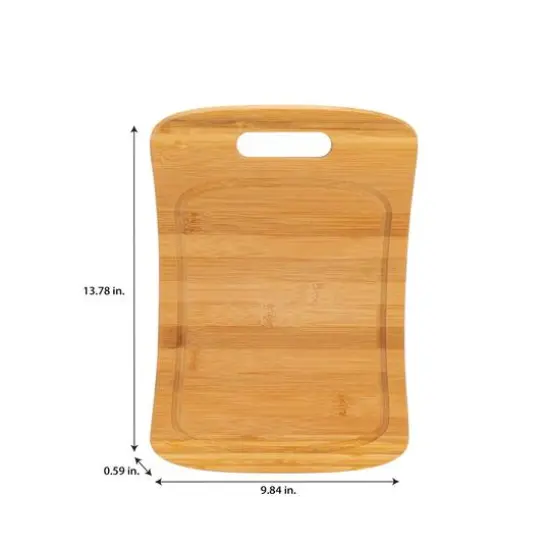 Kitchen Details Large Curved Bamboo Cutting Board {6}