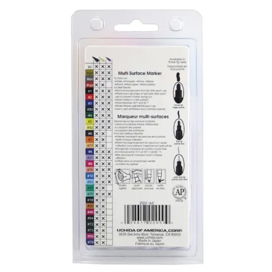Deco Color&trade; Hot Colors Fine Point Paint Marker Set {5}