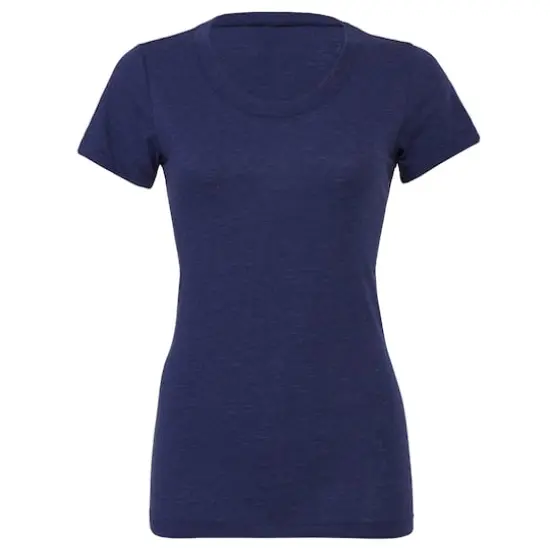 BELLA+CANVAS&reg; Women's Tri Blend T-Shirt Navy {1}