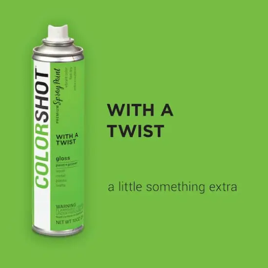 COLORSHOT&reg; Premium Gloss Spray Paint With a Twist {3}