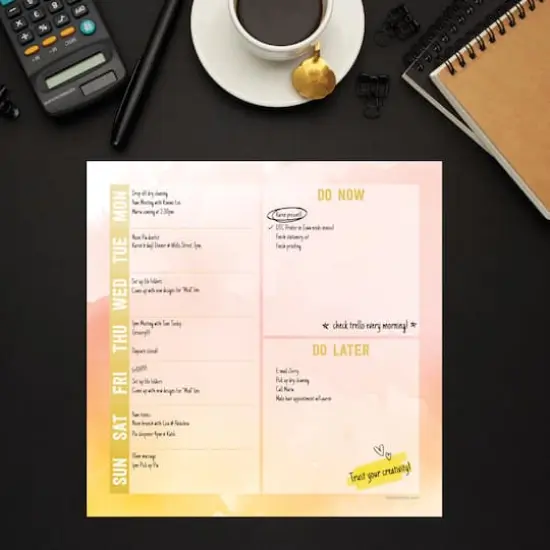 TF Publishing Joy Weekly Square Schedule Pad {4}