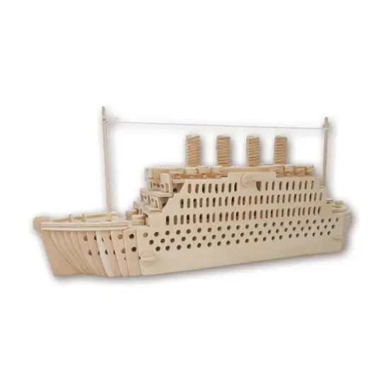 Titanic Natural Wood 178 Piece 3D Puzzle {3}