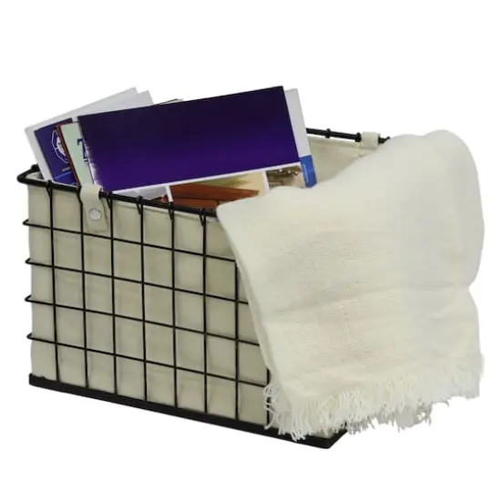 Foldable Metal Storage Baskets, 3ct. {6}