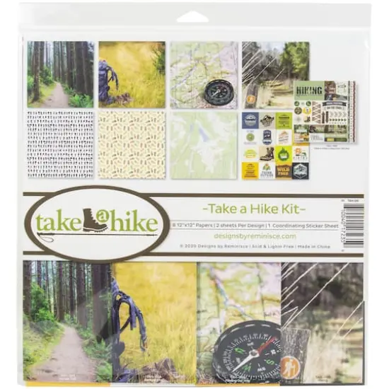 Reminisce Collection Kit 12"X12"-Take A Hike {1}