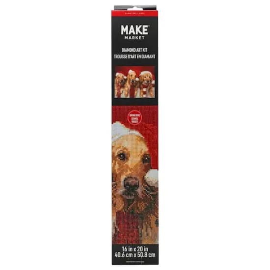 16" x 20" Dogs Diamond Art Kit by Make Market&reg; {1}