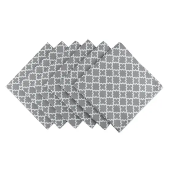 DII&reg; Gray Lattice Napkins, 6ct. {1}