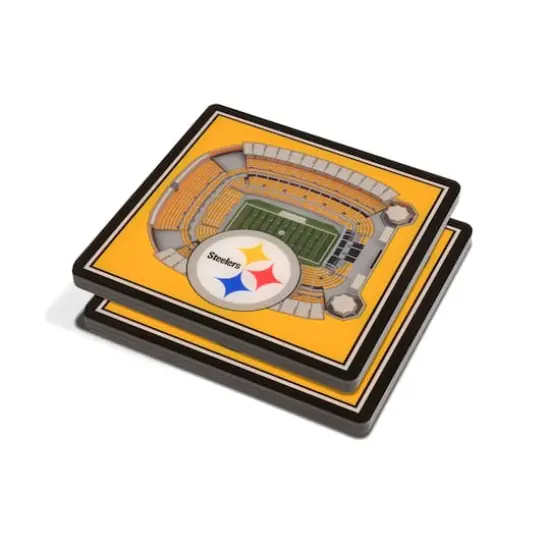 3D StadiumView Coasters Pittsburgh Steelers {1}