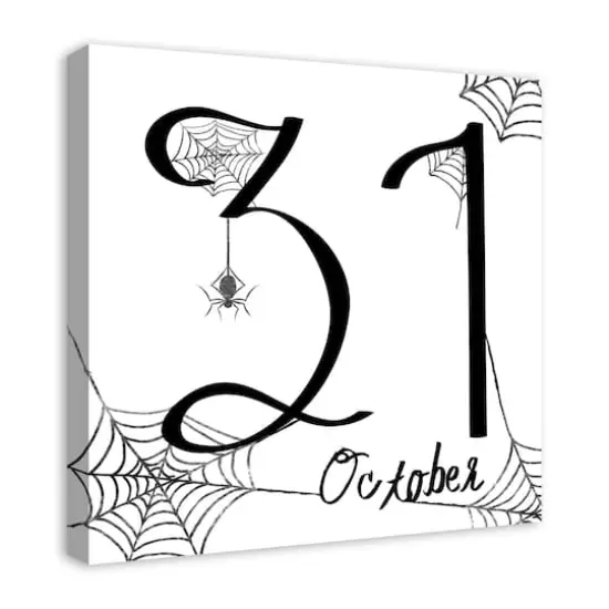 October 31 24" x 24" Canvas Wall Art {3}