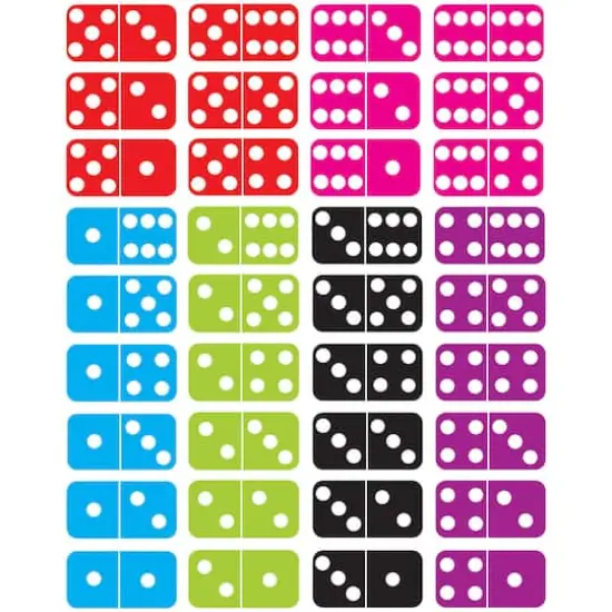 Ashley Productions Math Die-Cut Magnets, Dominoes {1}