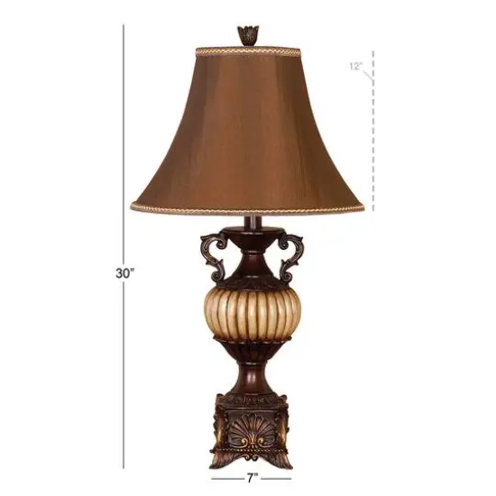 30" Brown Traditional Table Lamp, 2ct. {5}
