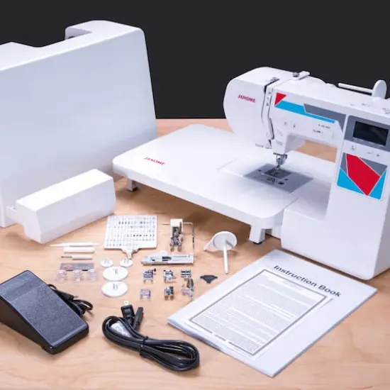 Janome Mod-100Q Computerized Sewing & Quilting Machine {10}